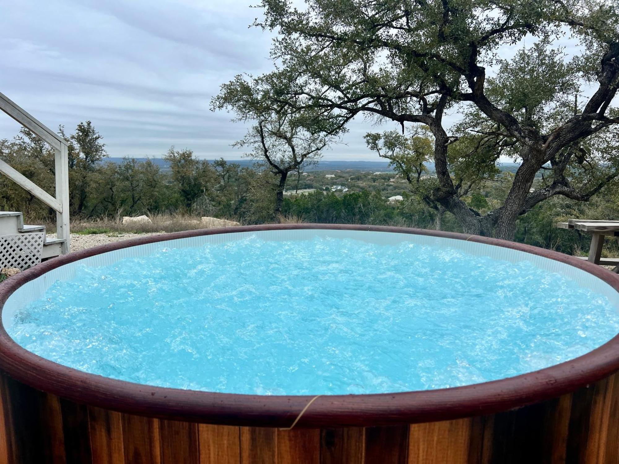 The Perch- Texas Tiny Haus With Amazing Views Villa Spring Branch Bagian luar foto